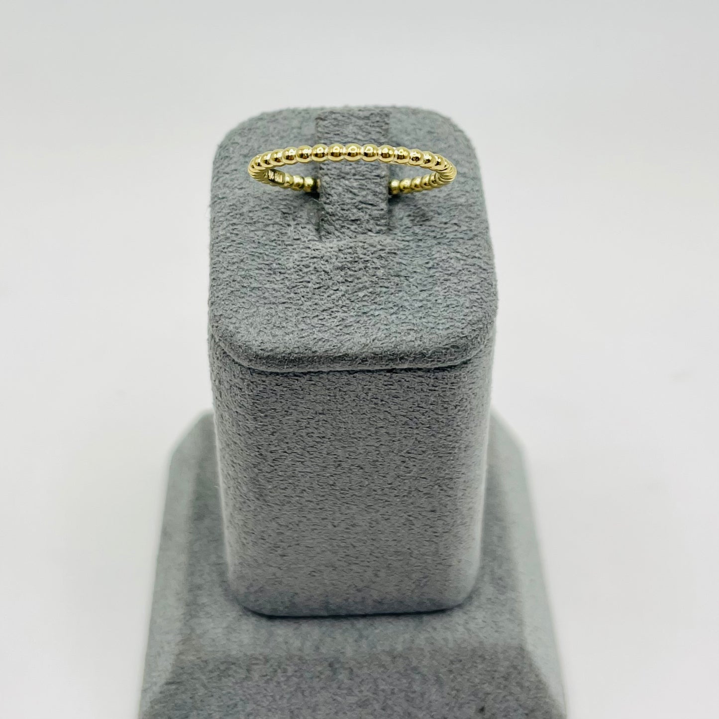 10k Gold Ribbed Ring