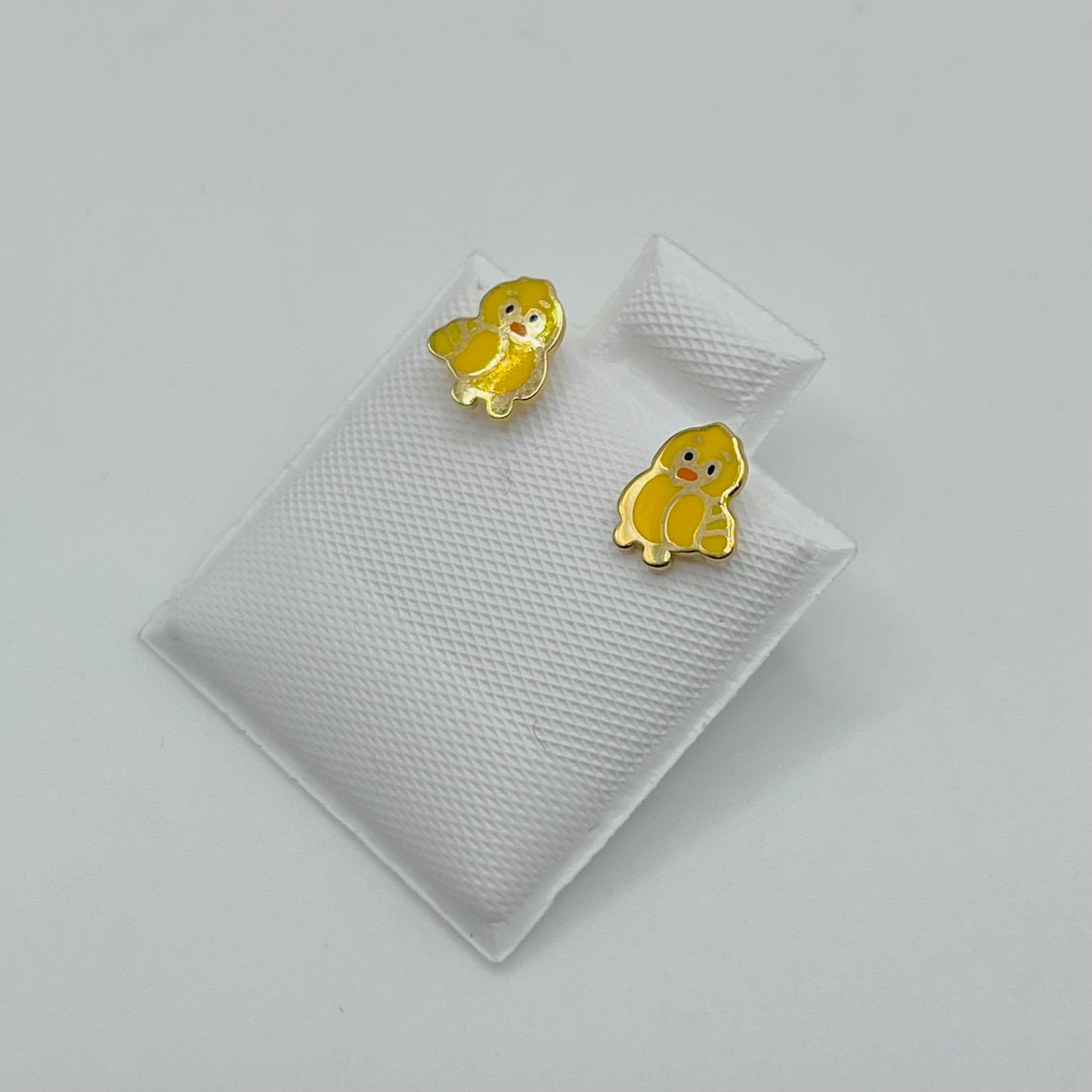 10k Gold Duck Earrings (Screwback)