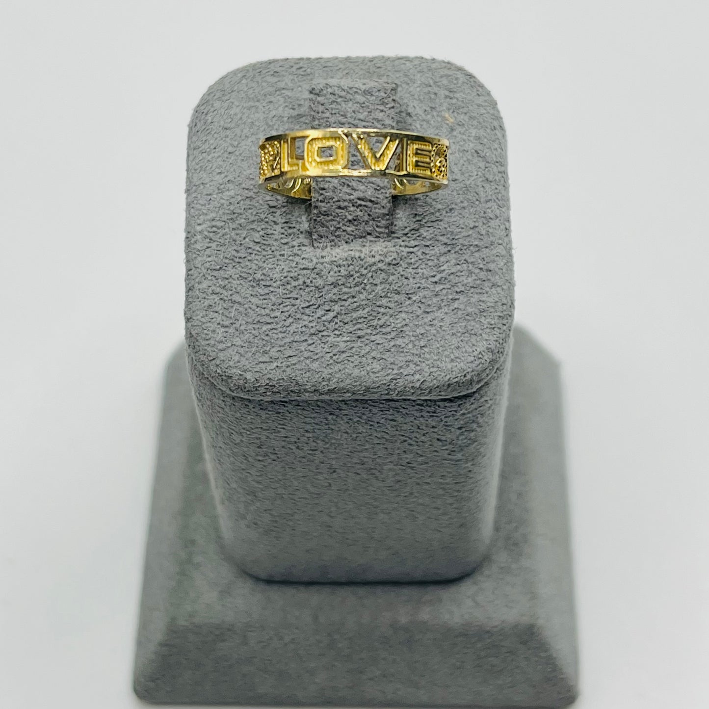 10k Gold Love Toe Ring