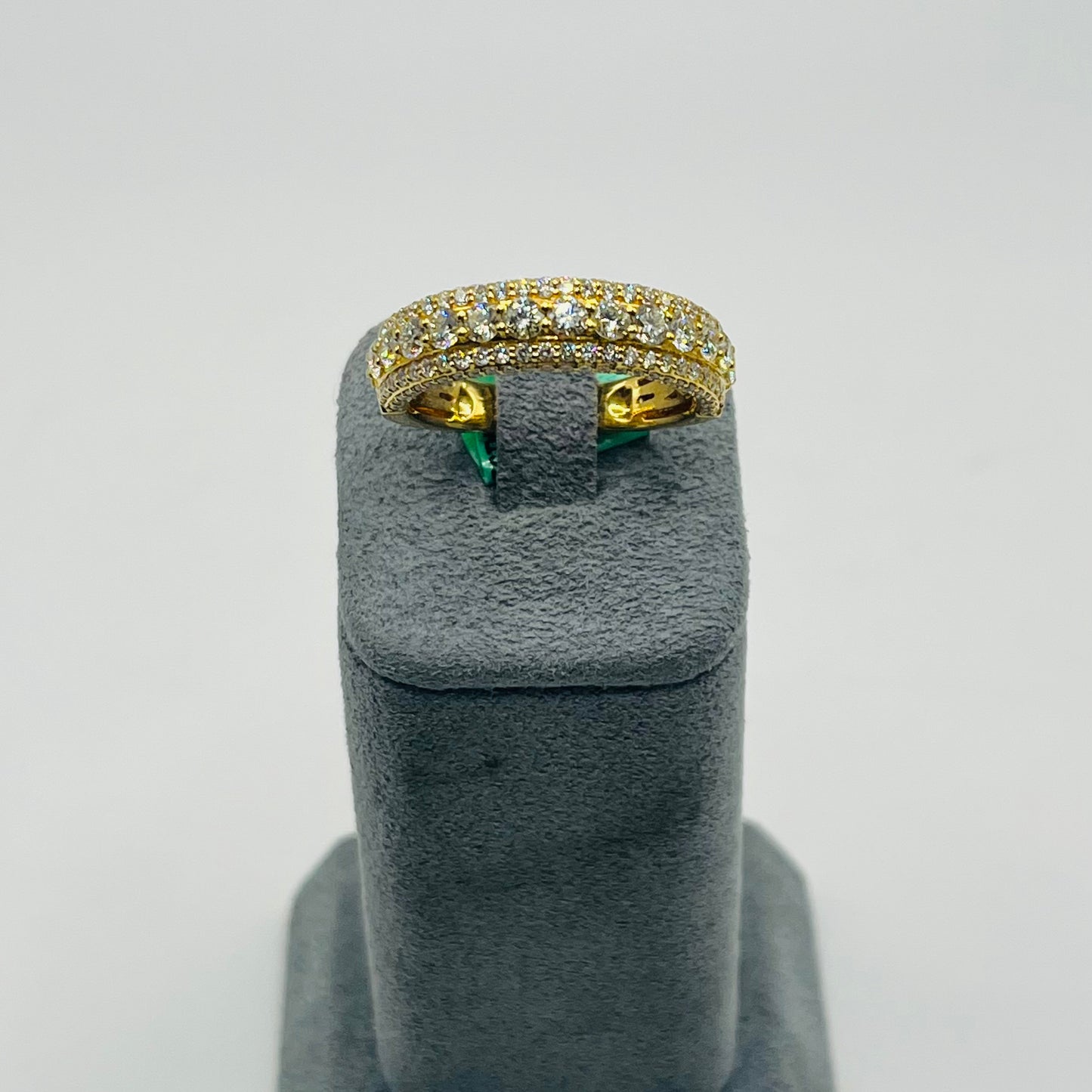 14k Gold Natural Diamond Noir Lux Ring