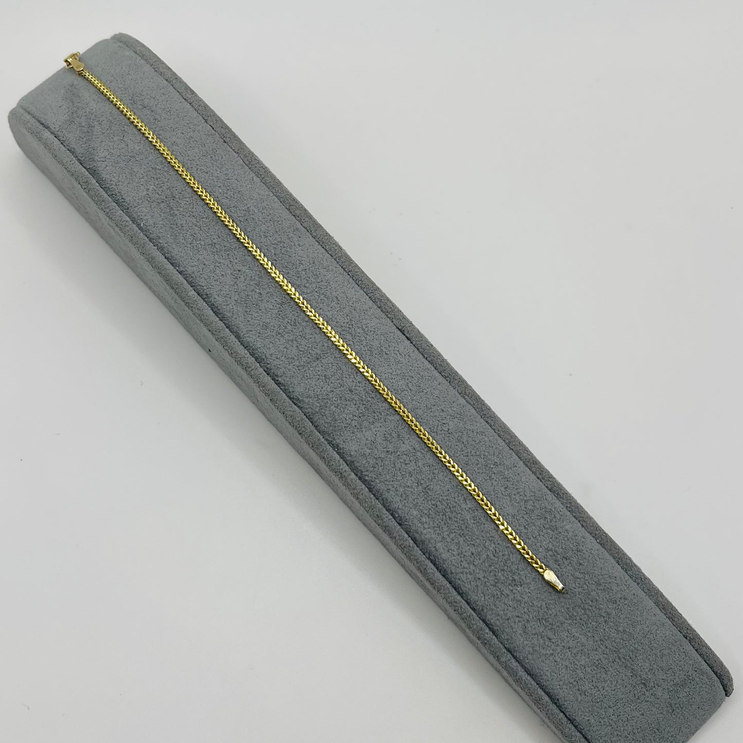 14k Gold 1.6mm Franco Bracelet