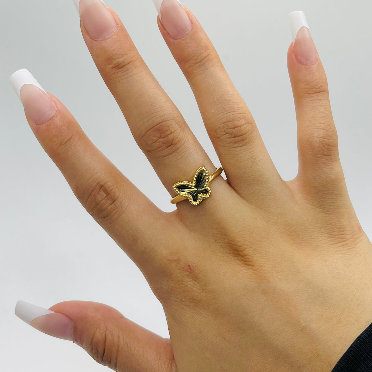 10K Gold Fancy Butterfly Ring