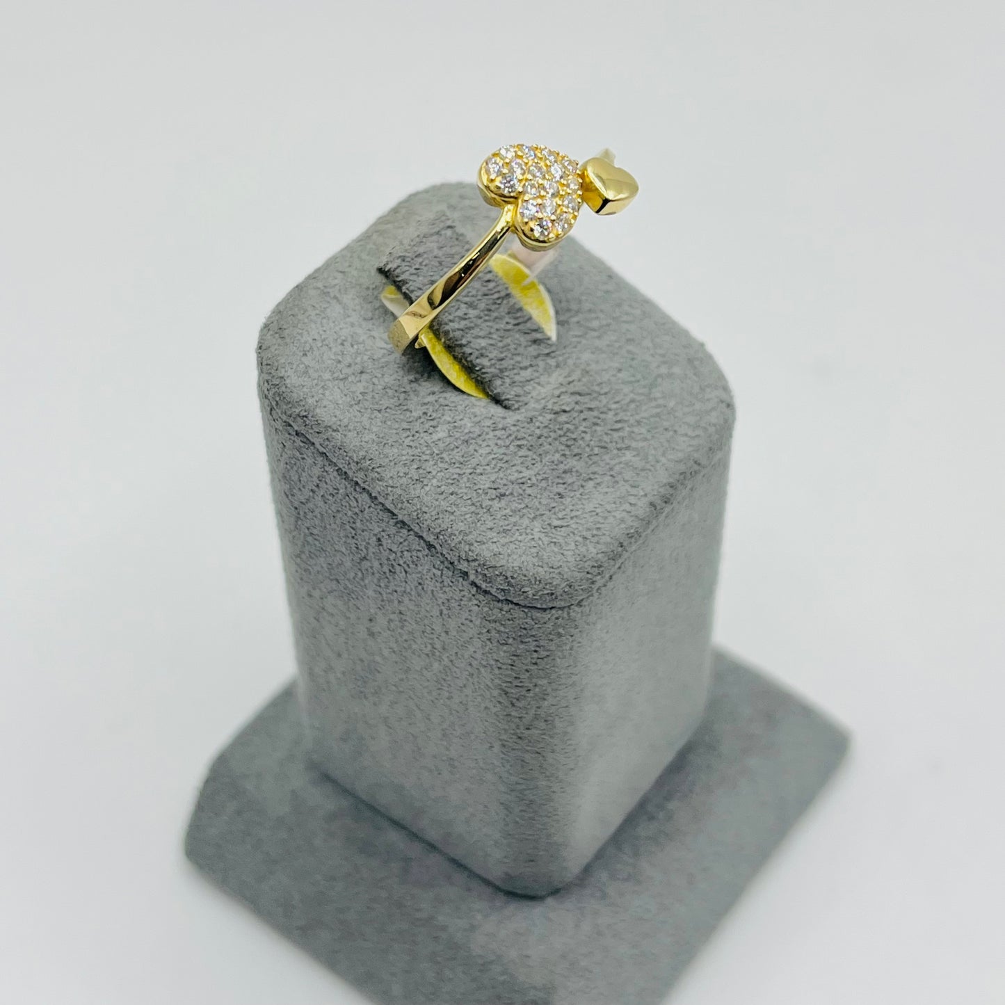 14k In Love Heart CZ Ring