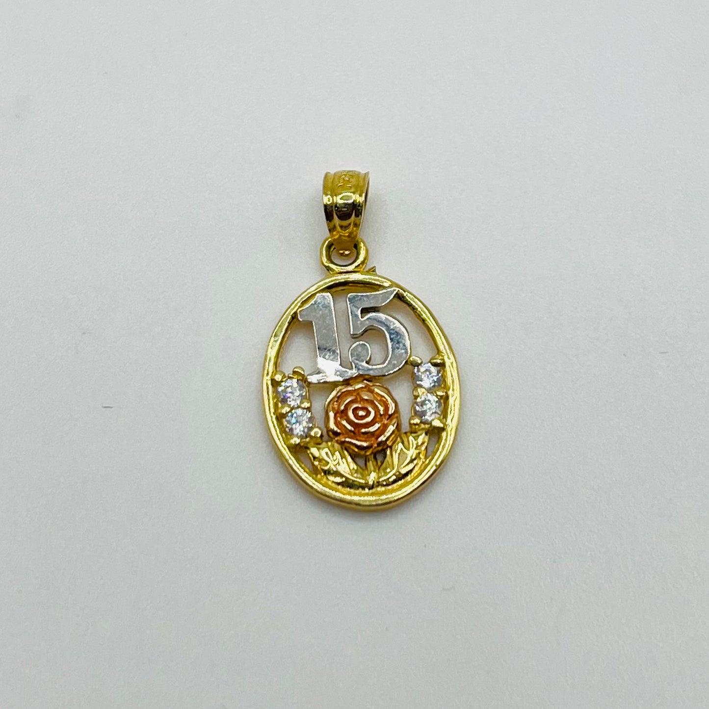 14k Gold Tri-Color Eternal Grace Quince Charm