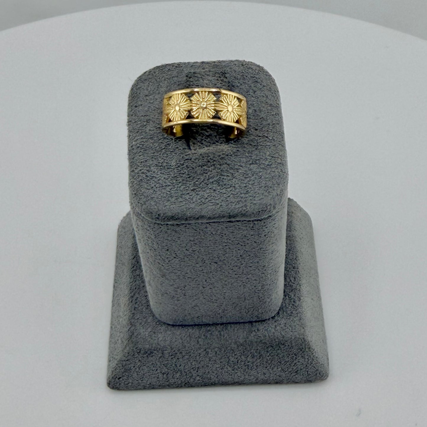 10k Gold Spring Flower Toe Ring