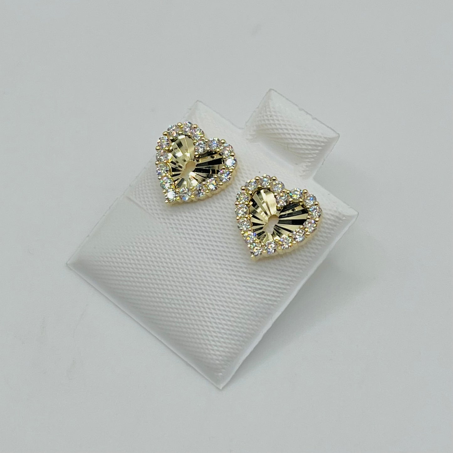 10k Gold Lock key Earrings (Screwback)