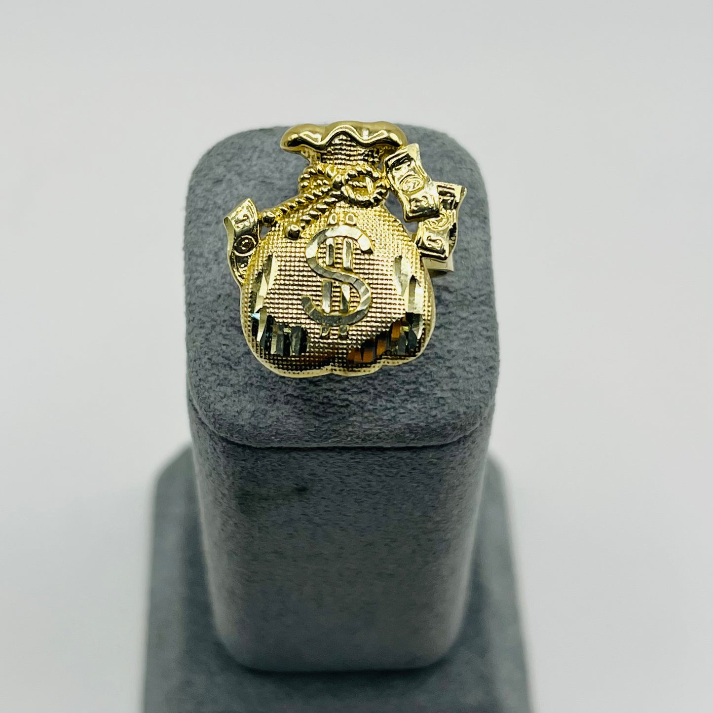10K Gold Moneybag 2 Ring