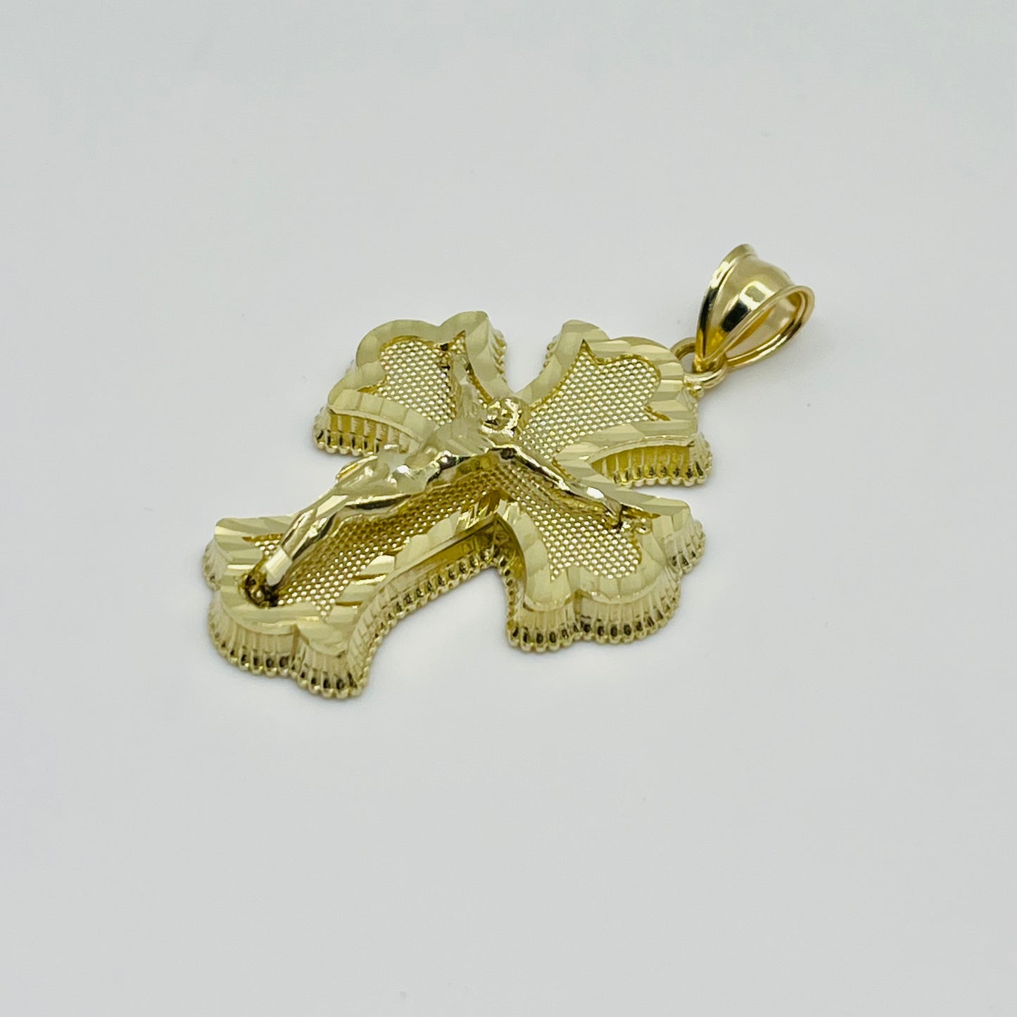 10k Gold Calvary Cross Charm Large