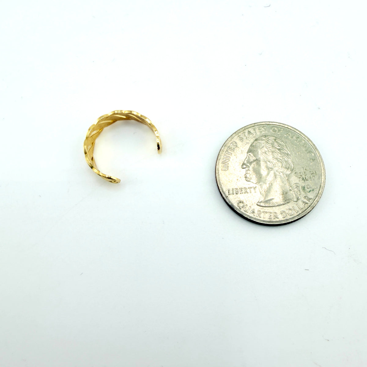 10k Gold Elegance Toe Ring