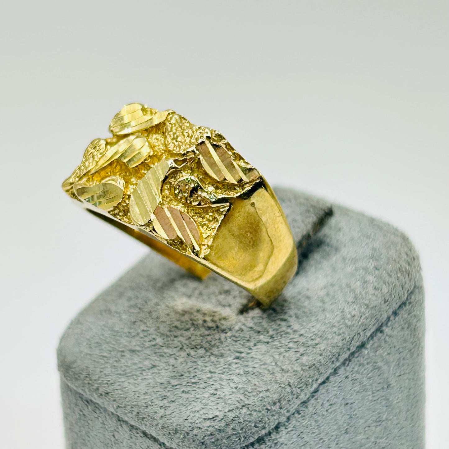 10k Gold Large Nugget Ring