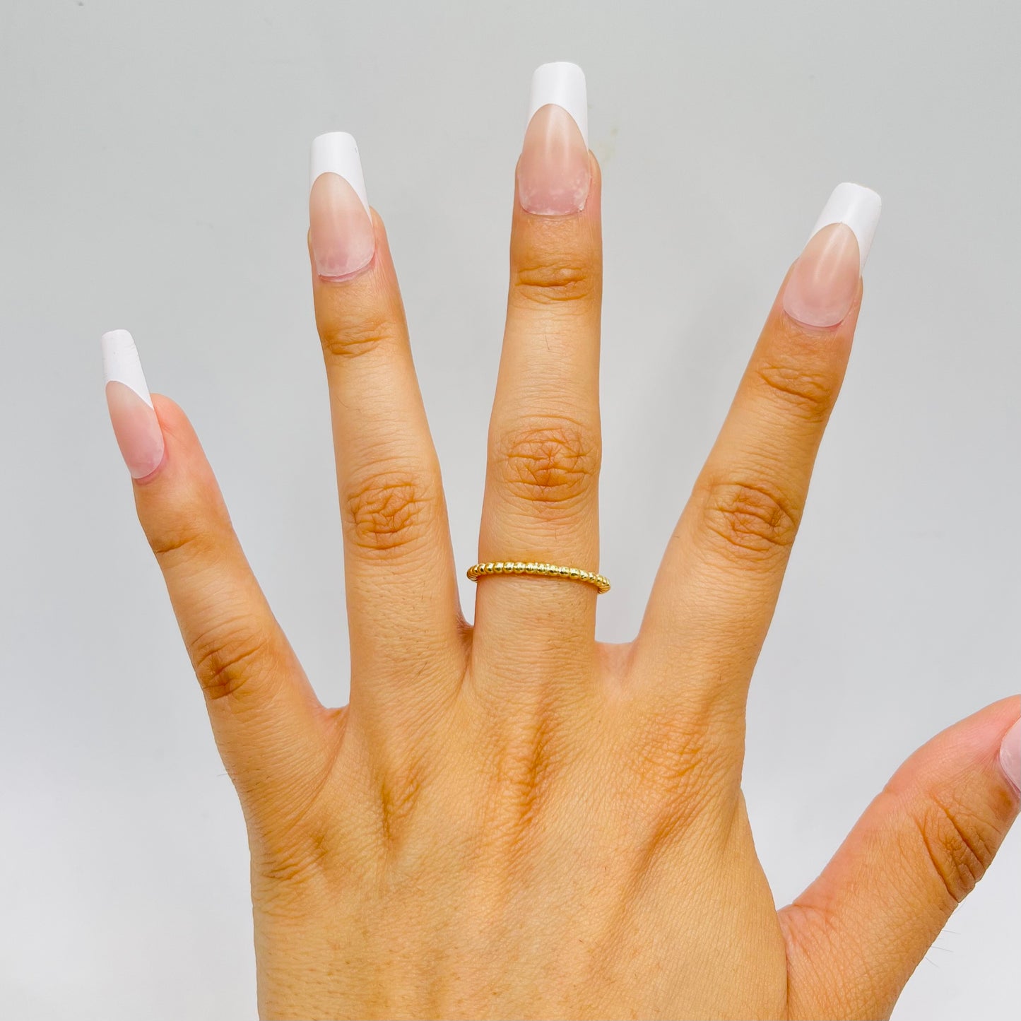 10k Gold Ribbed Ring