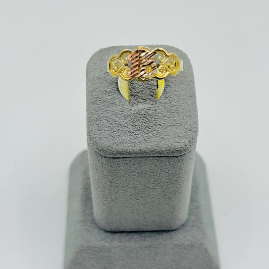 14k Gold Wrap Around Mini Quince Ring