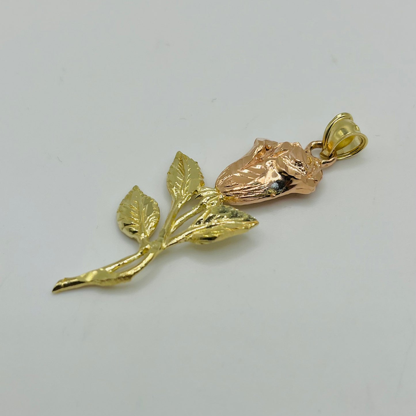 10k Gold Rose Charm