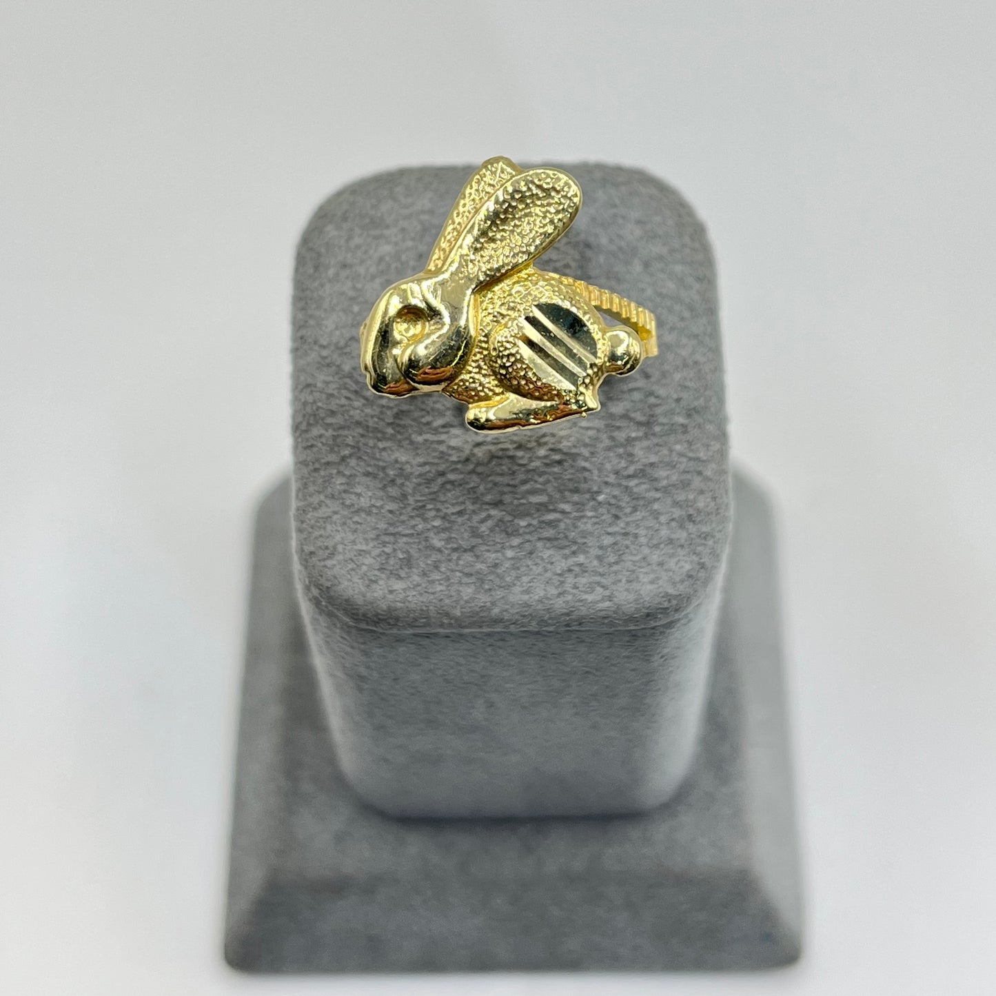 10K Gold Bunny Rabbit Ring
