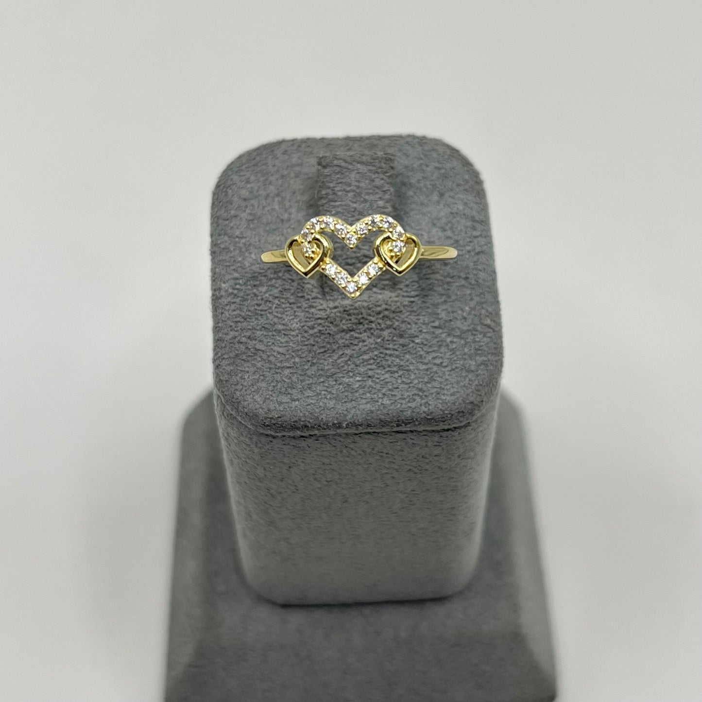 10k Gold Love, Locked Heart Ring