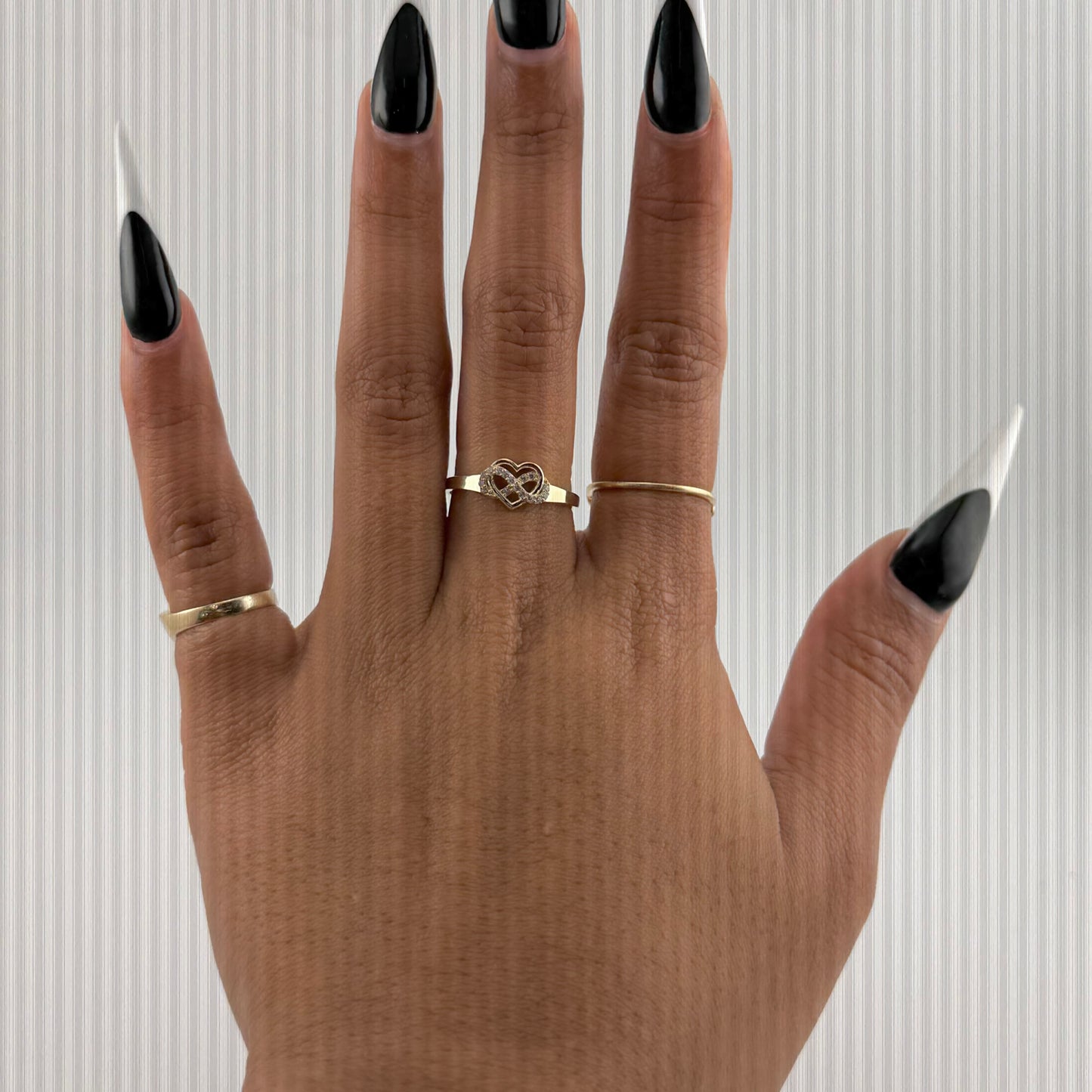 10k Gold Bound By Love Ring