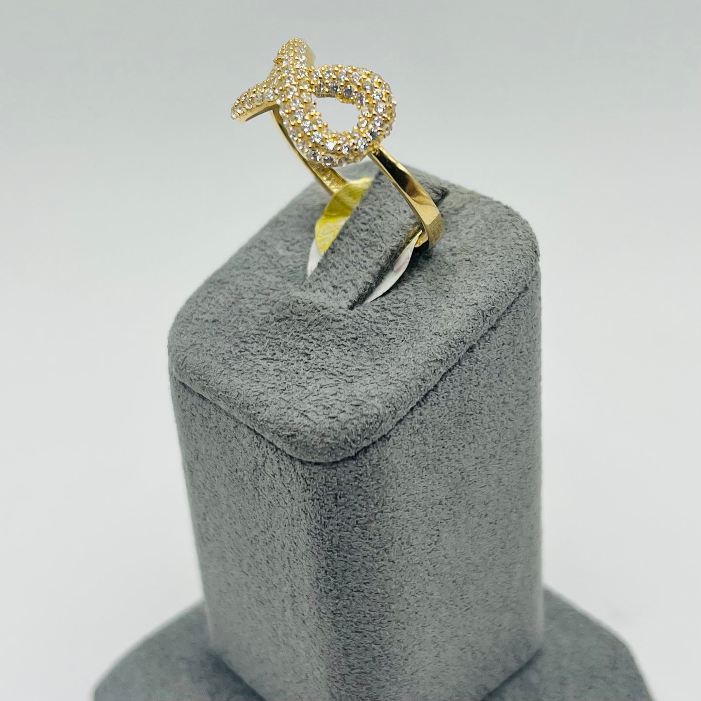 14K Cz Infinity Ring