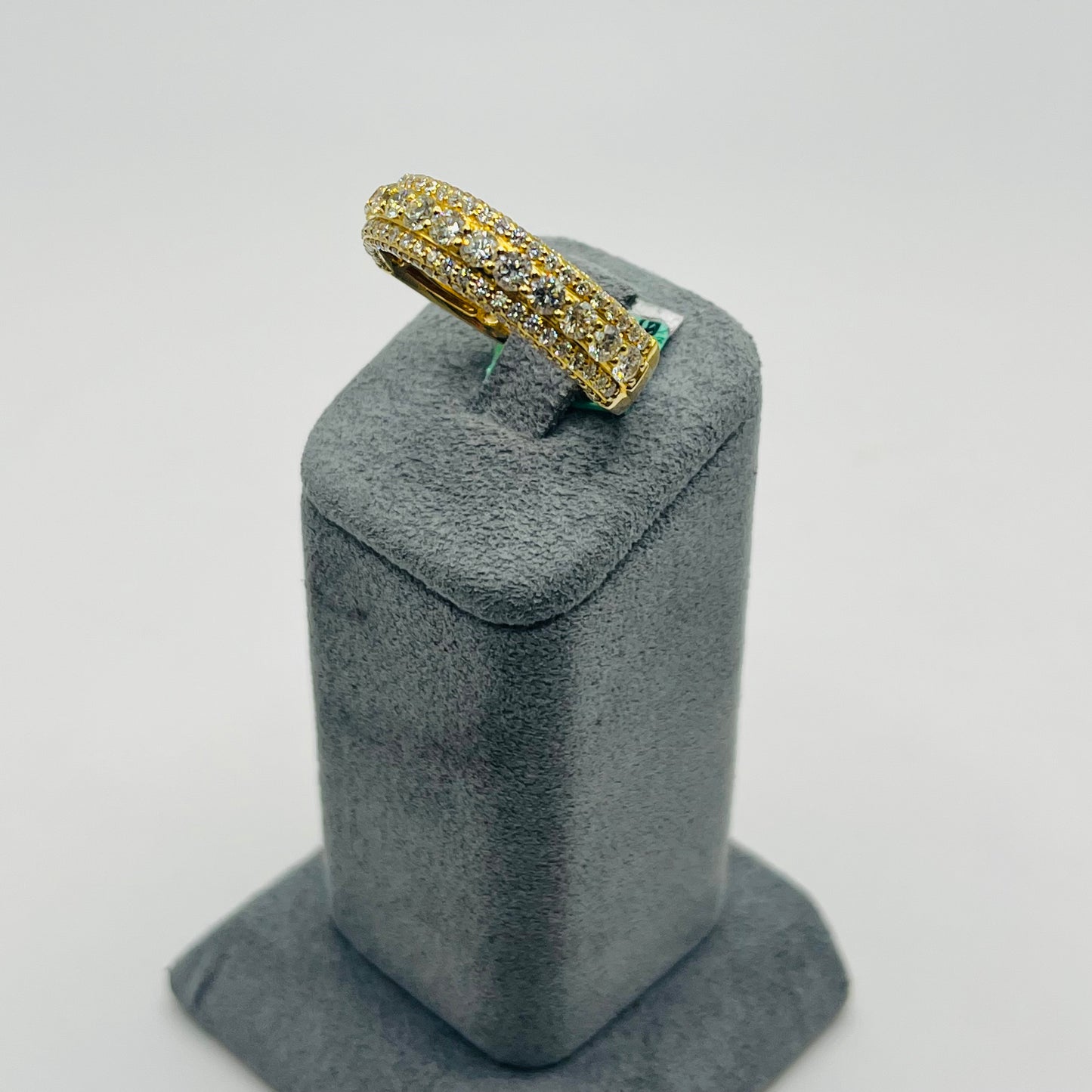 14k Gold Natural Diamond Noir Lux Ring