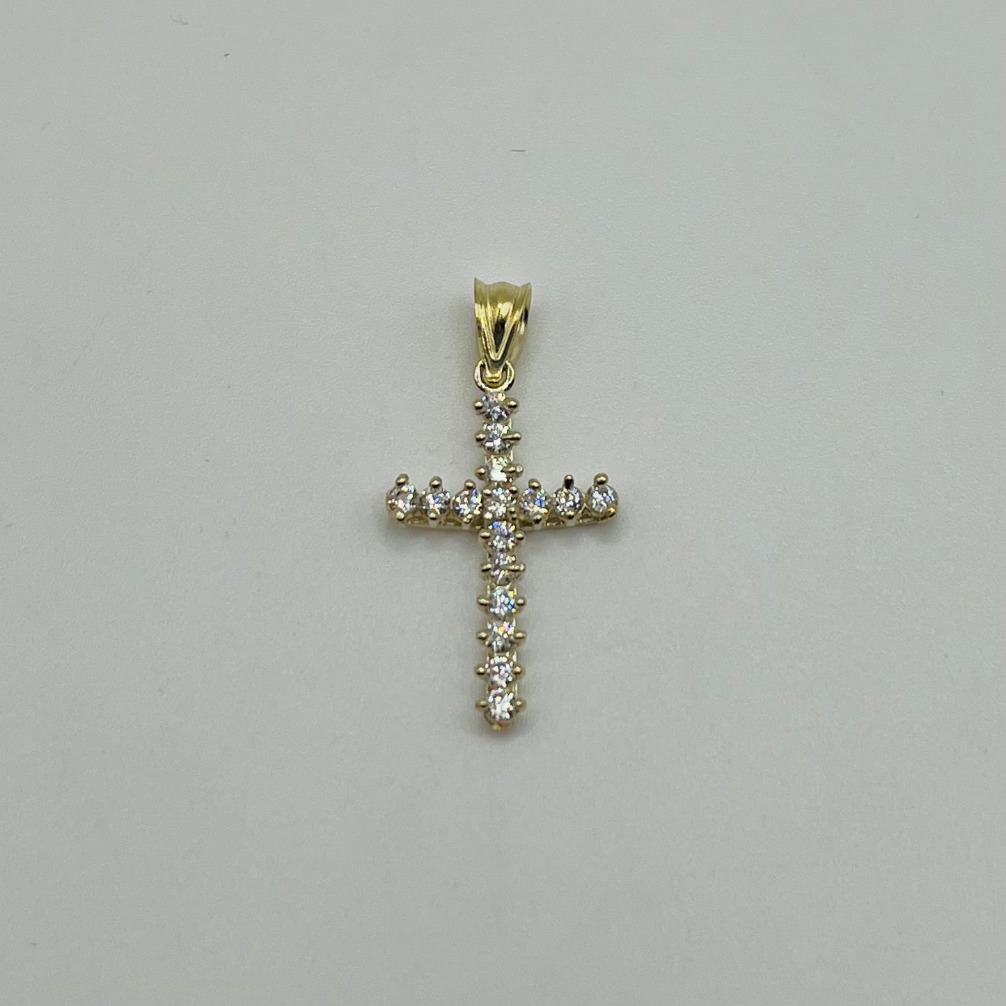 10k Gold In the Clouds Cz Cross