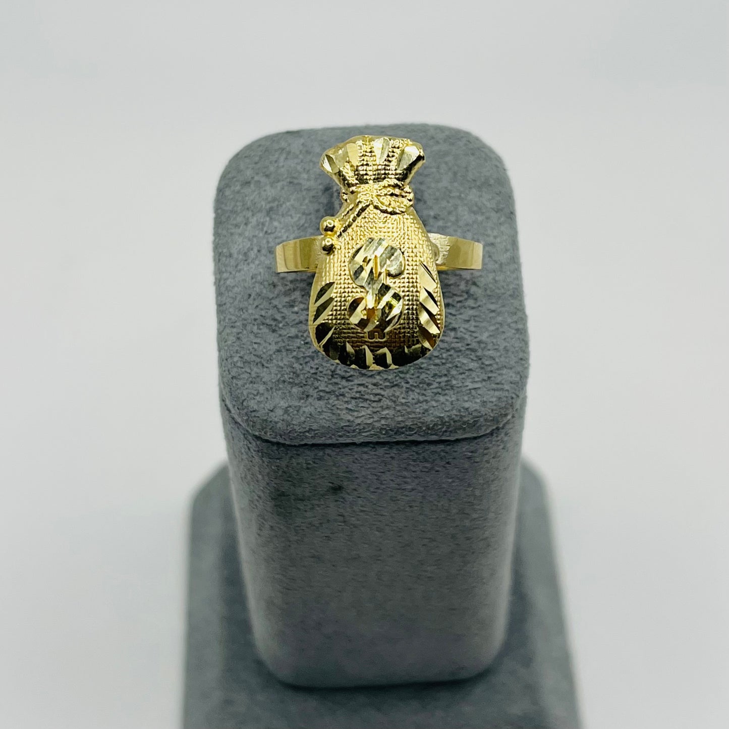 10K Gold Moneybag Ring (small)