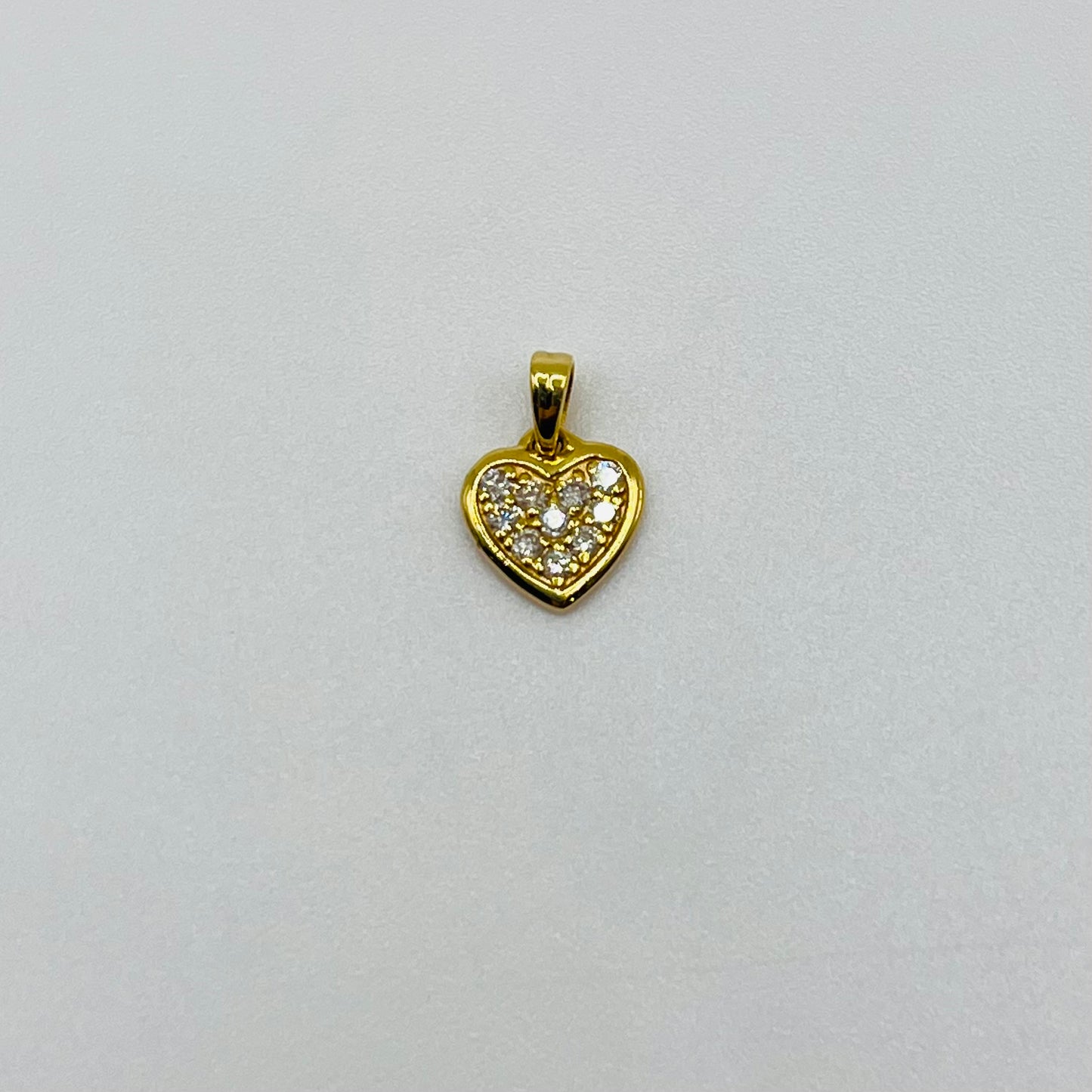 14k Gold Diamond Lovera Pendant
