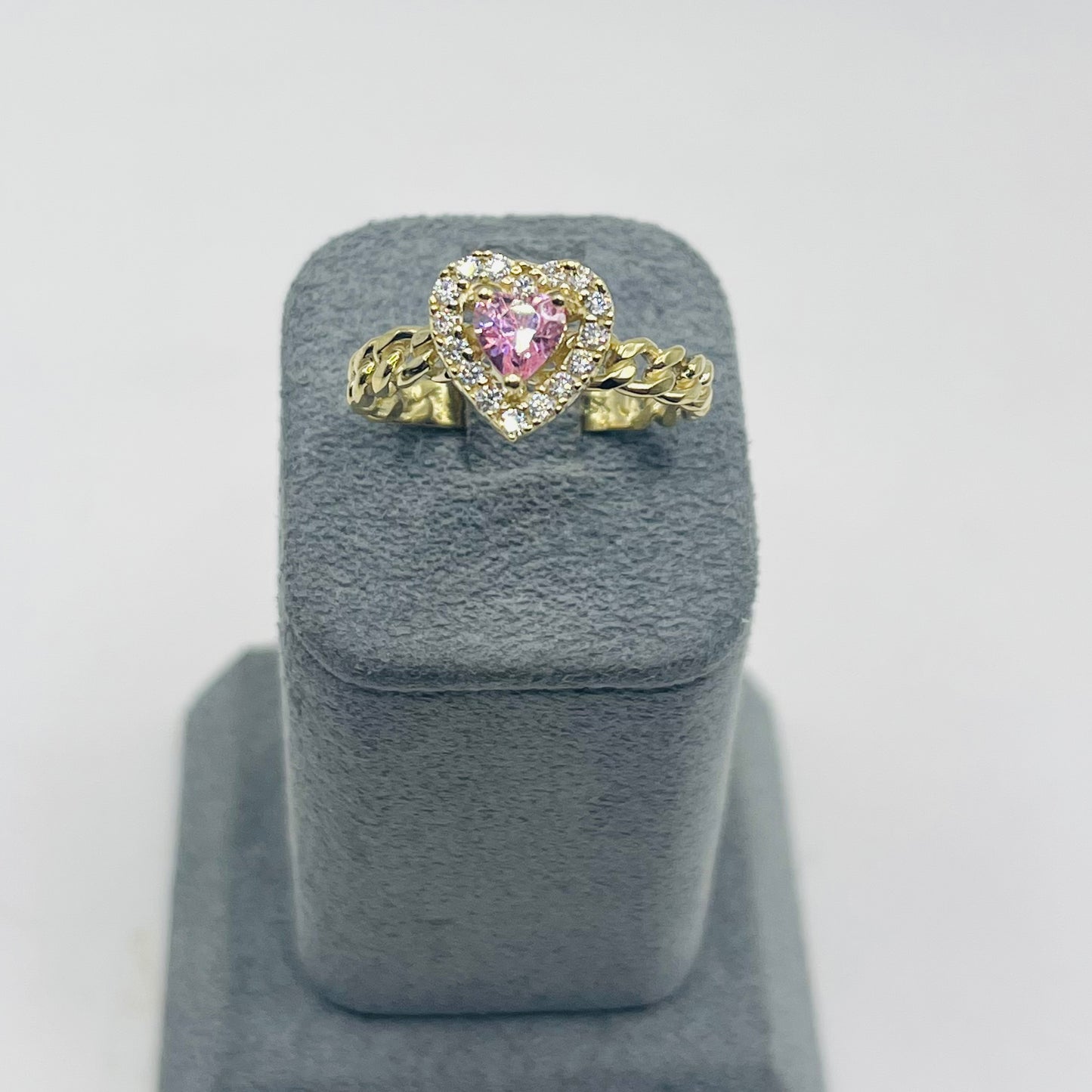 10k Gold Forever Yours Cuban Ring