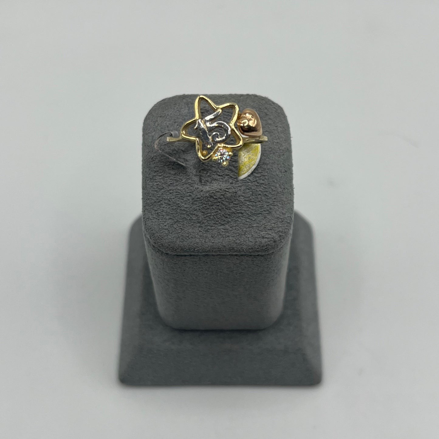 14k Stars Aligned Quince Ring