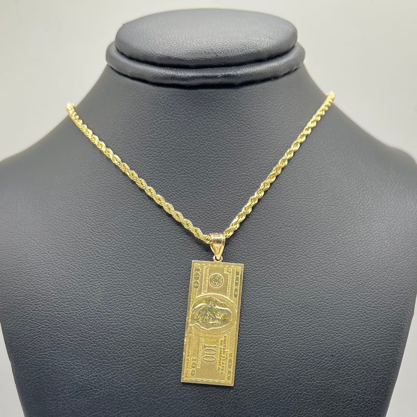 10k Gold Money Set Chain & Charm