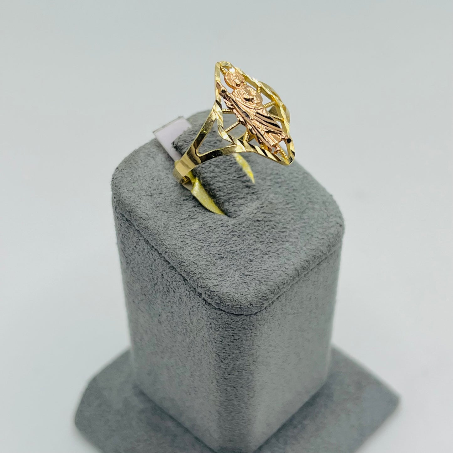 14k Gold Guiding San Judas Ring