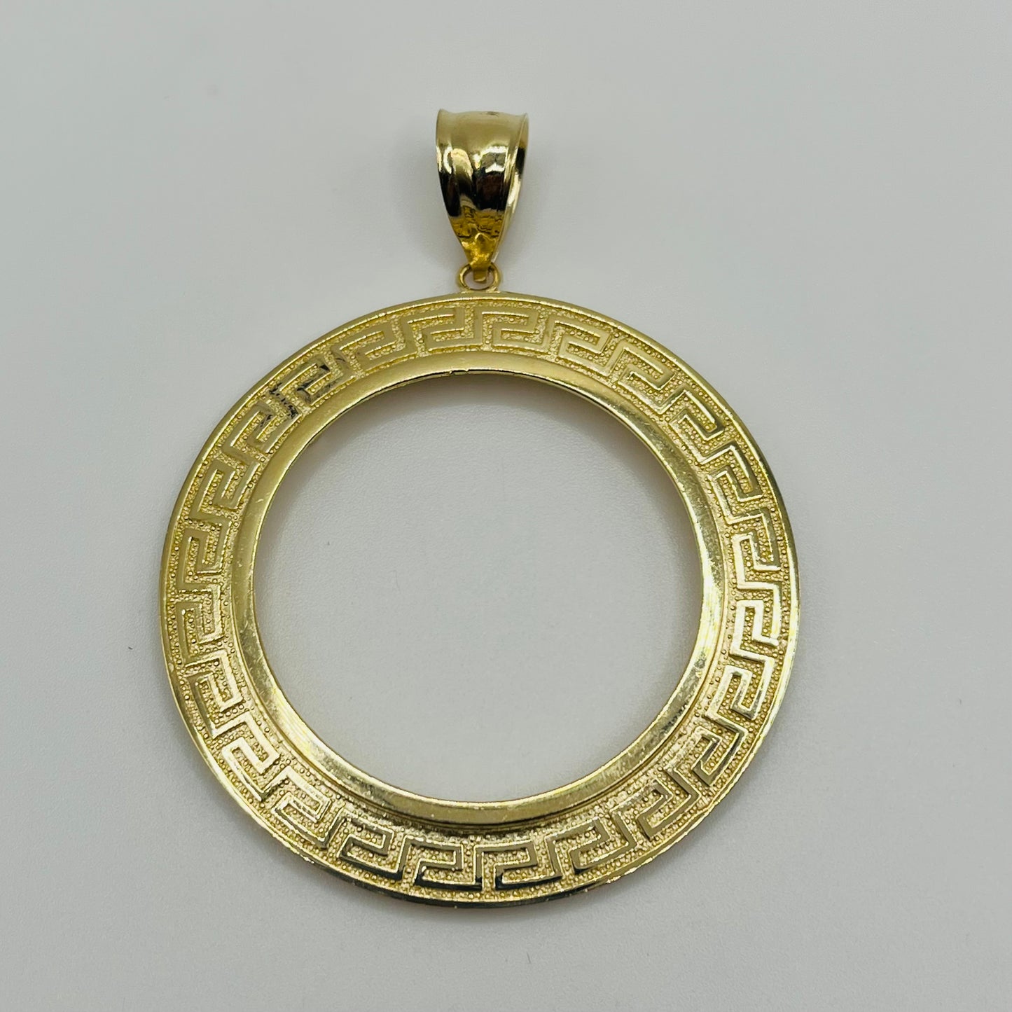 14k Gold Greek Bezel For Centenario