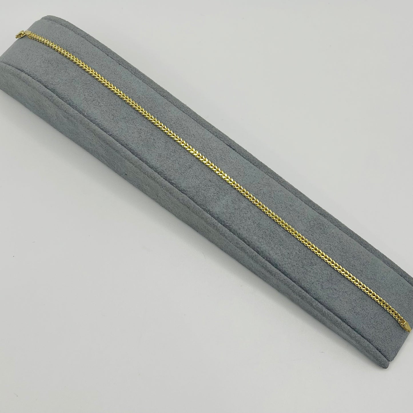 14k Gold 2.2mm Franco Bracelet