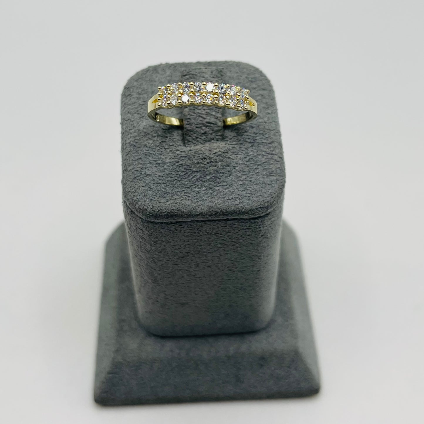 10k Gold Celeste Slim Cz Ring