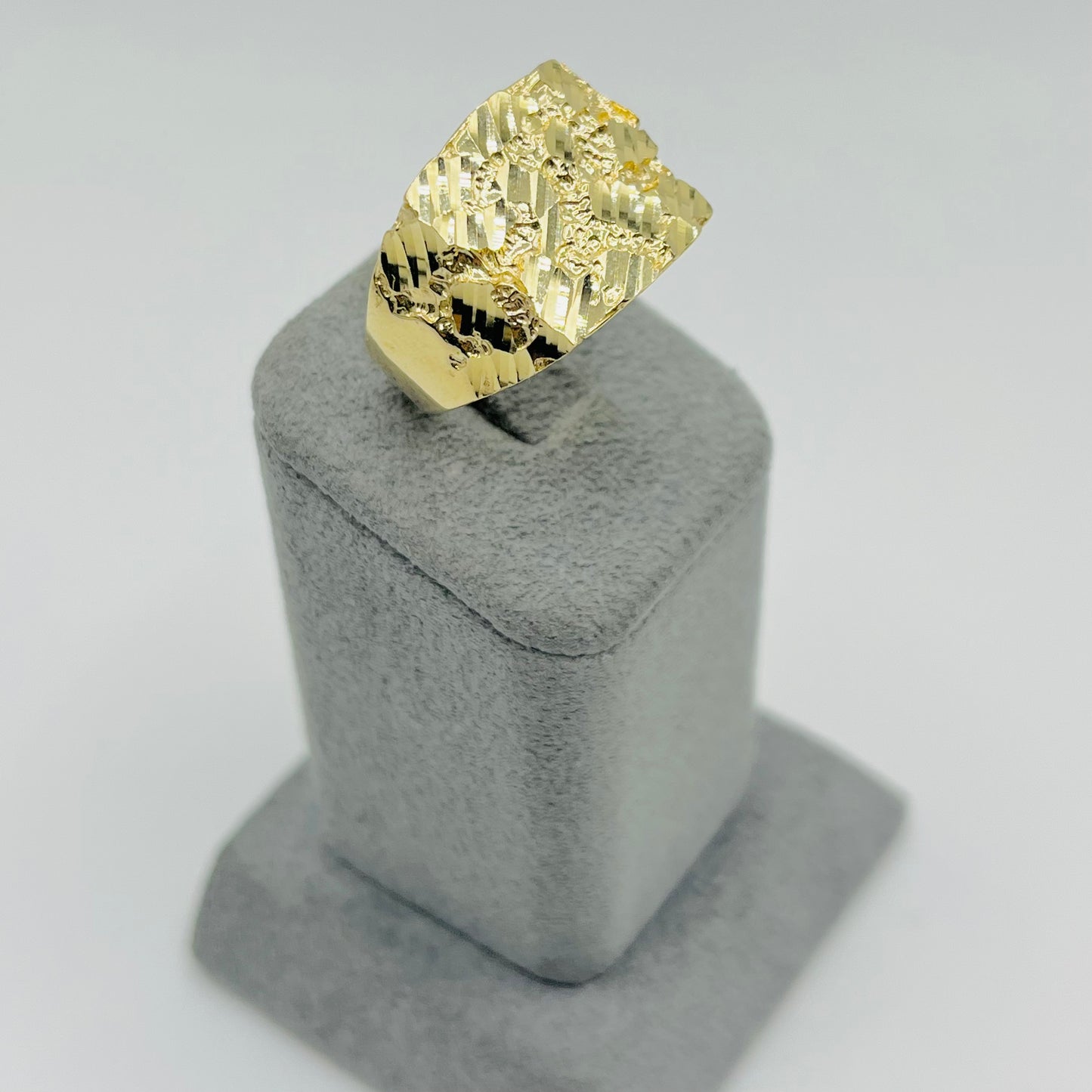 14K GOLD NUGGET RING (XL)
