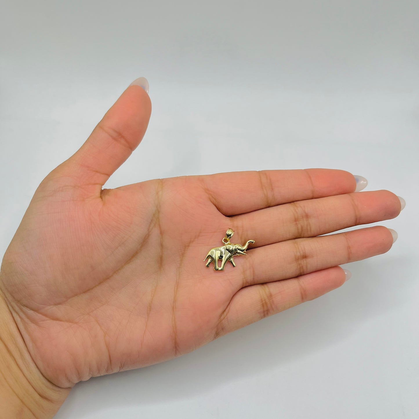 10k Gold Mini Elephant Charm
