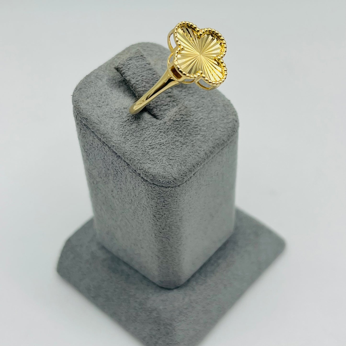 14K Gold Fancy Clover Ring