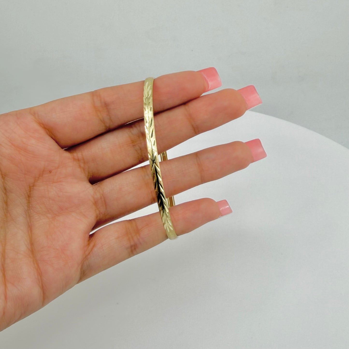 10k Butter Gold Bangle Bracelet