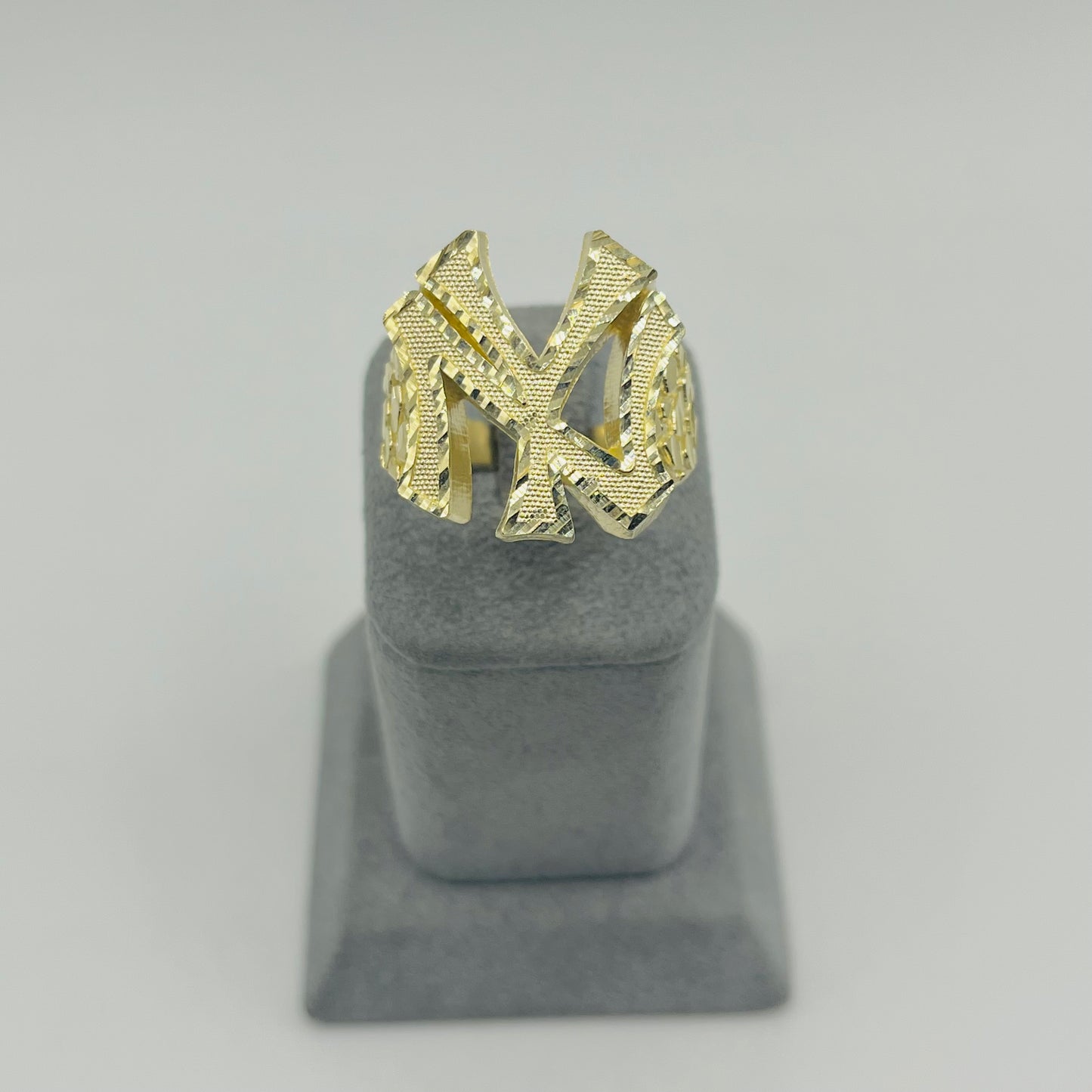 10K Gold Yankee Ring (Large)