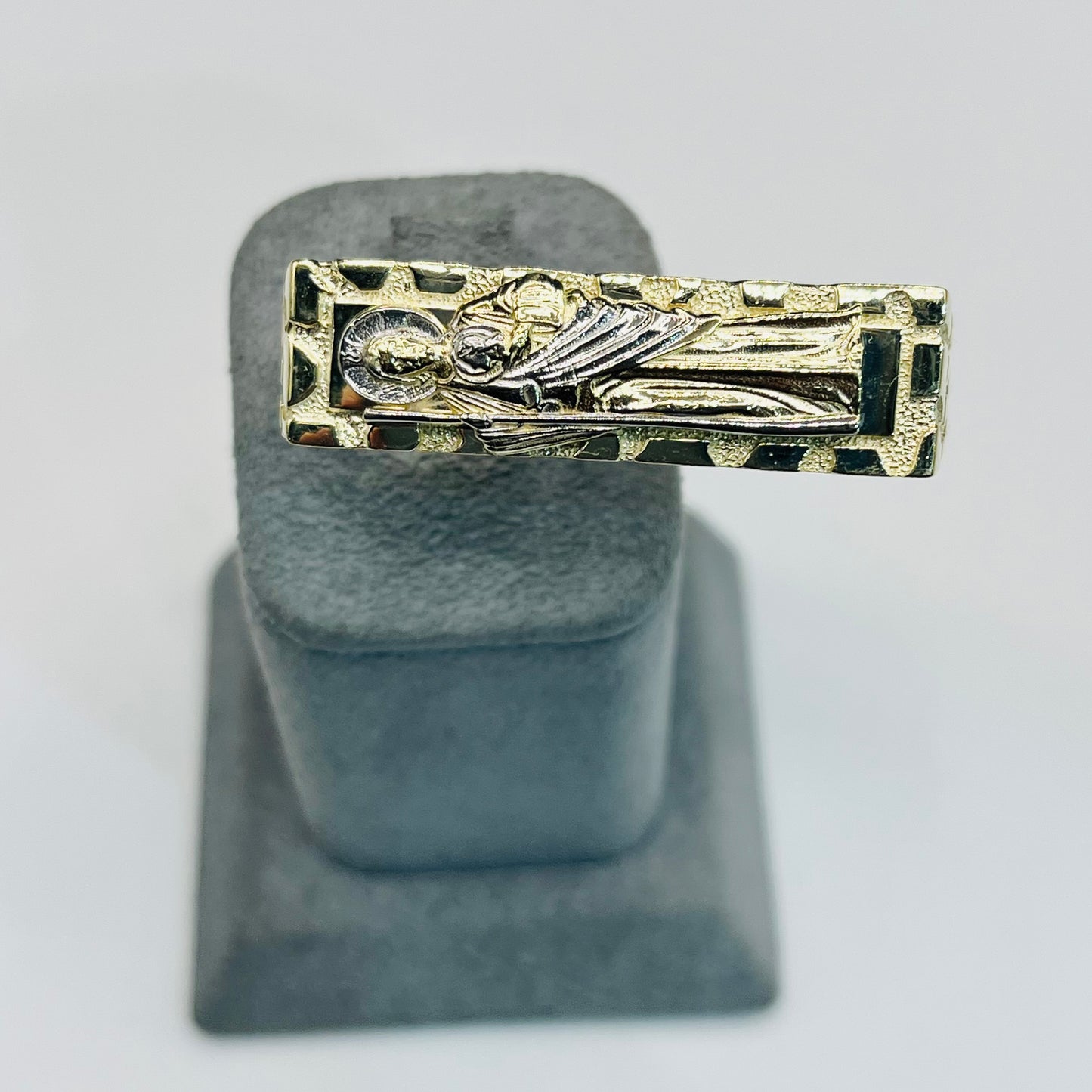 10k San Judas Two finger Ring