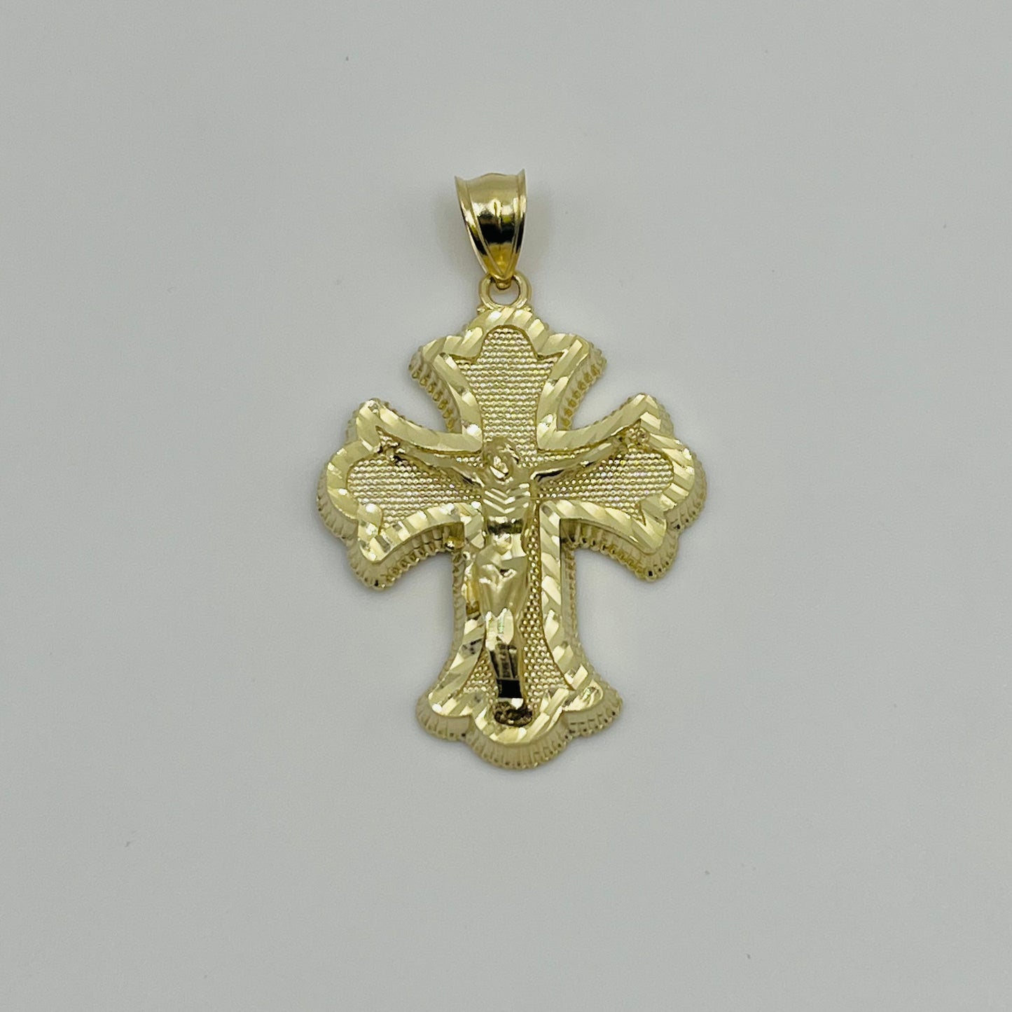 10k Gold Calvary Cross Charm Large