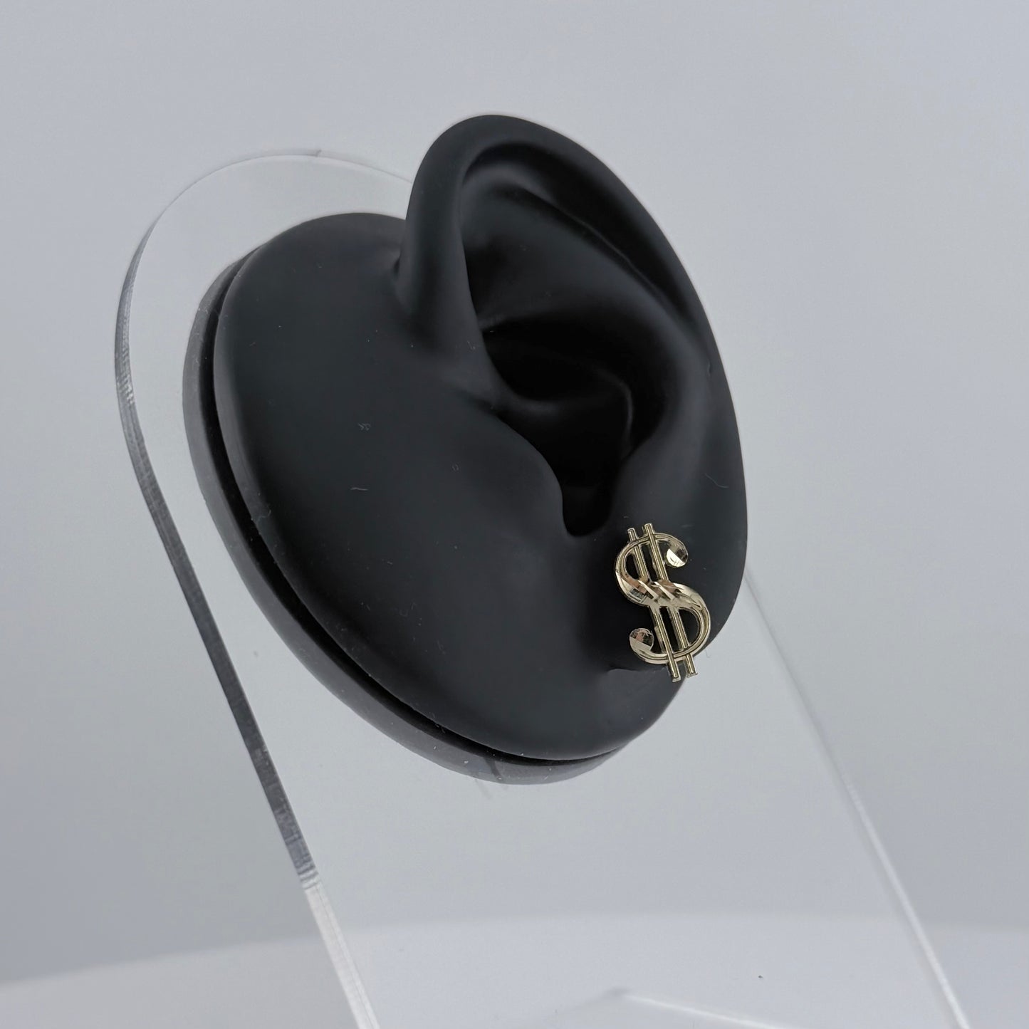 10k Gold Money Sign Earrings (Regular)