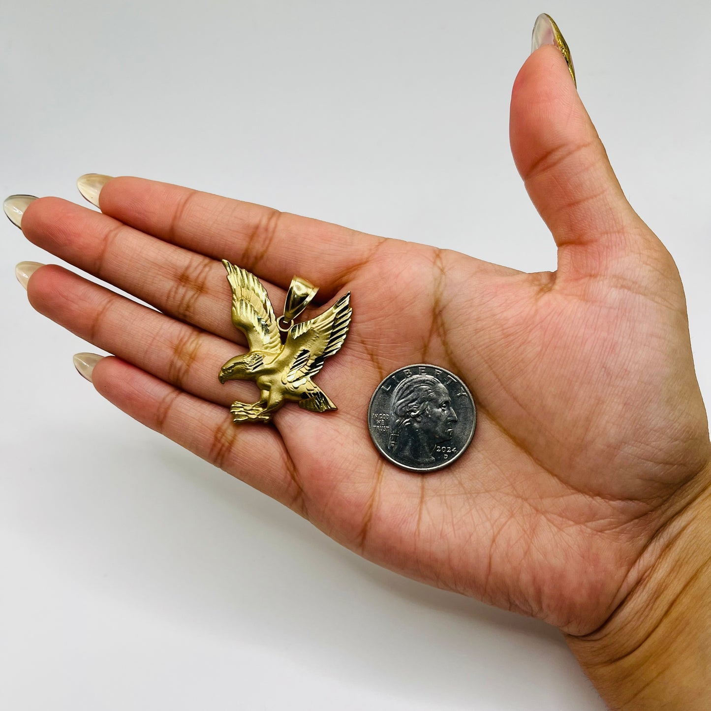 10k Gold Eagle Charm