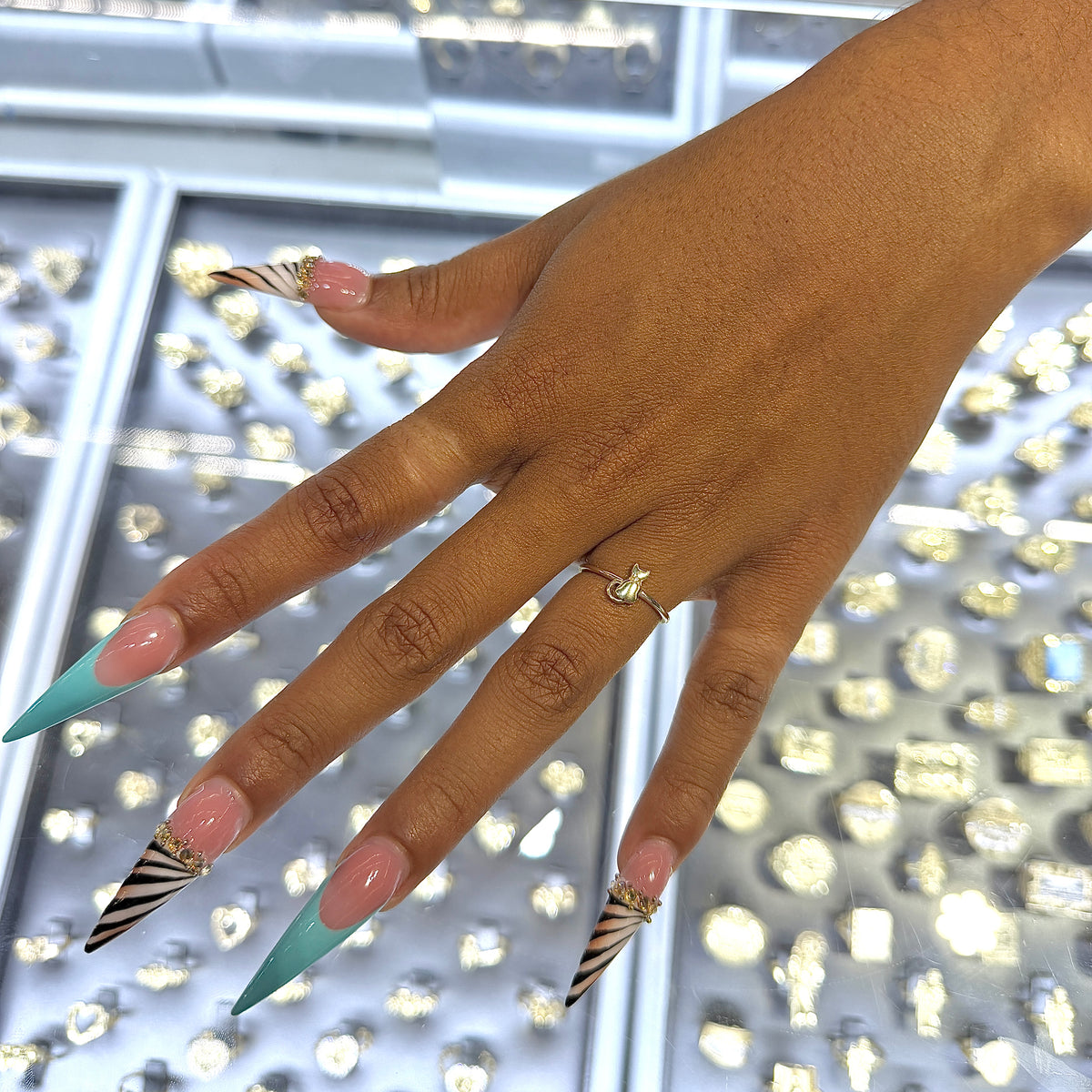 10K Gold Cat Ring