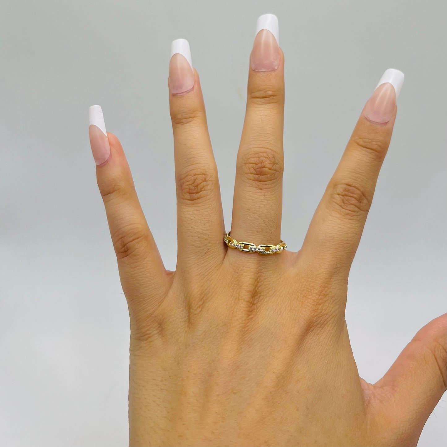 10k Gold Cz Design Ring
