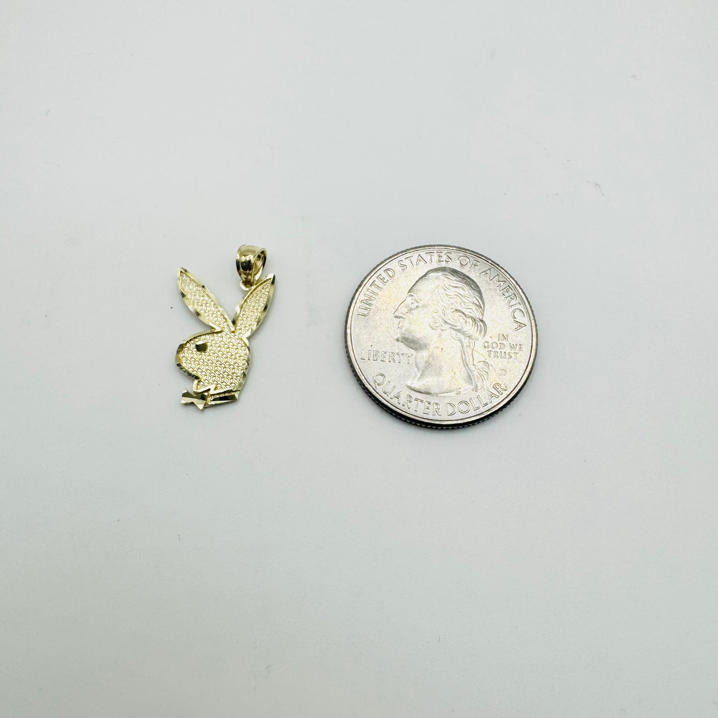 10K Gold Small Bunny Charm