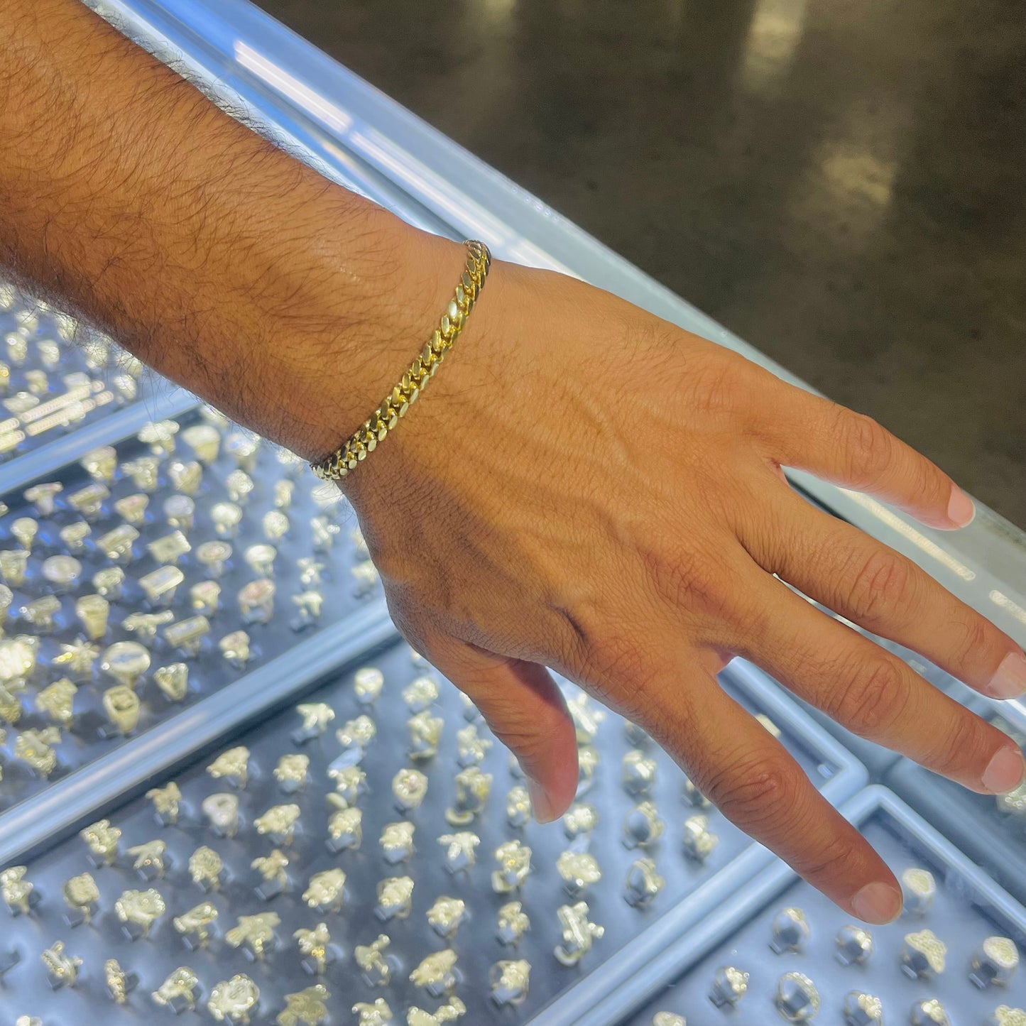 14K Gold Solid Miami Cuban Bracelet 6MM