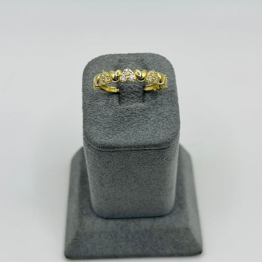 10k Gold SweetHeart Stacker Ring