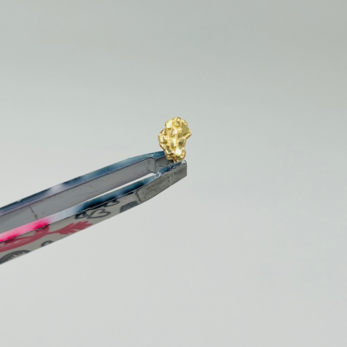 14K Gold Nugget Nose Ring