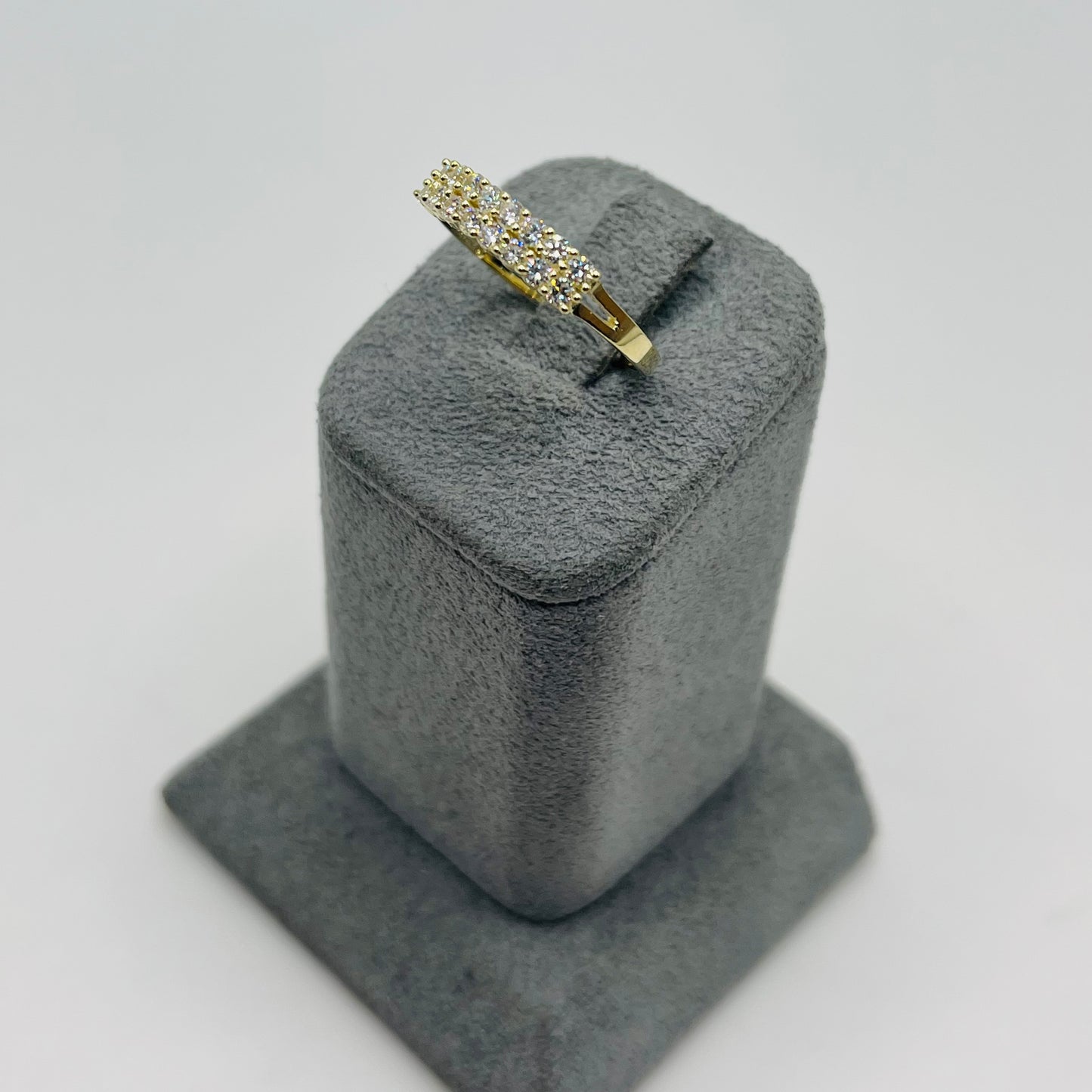 10k Gold Celeste Slim Cz Ring