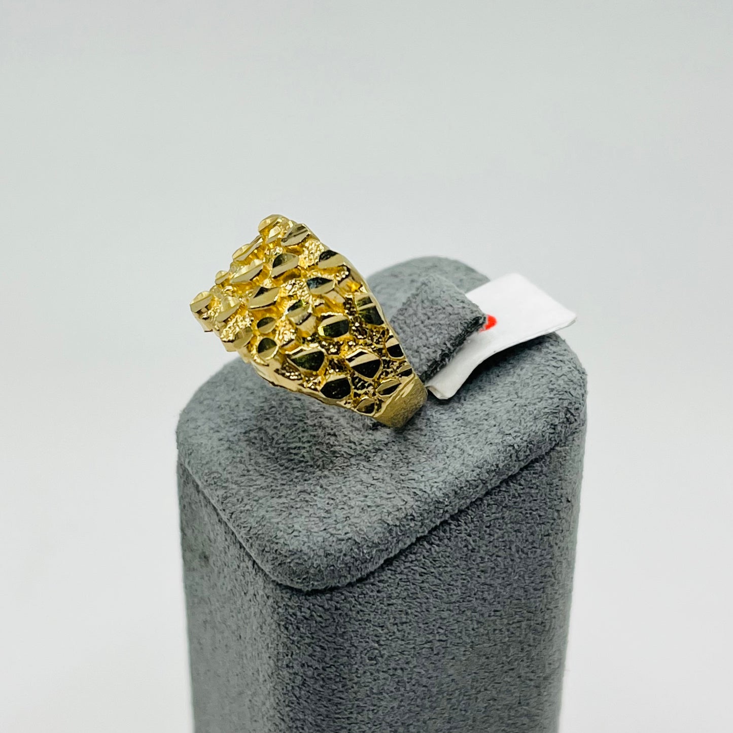 14K GOLD NUGGET RING (L)