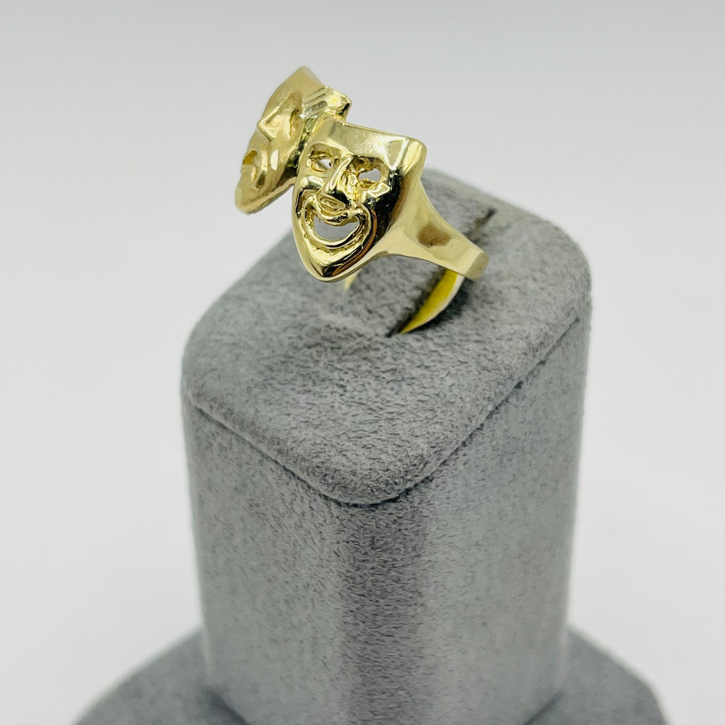 10K Gold Smile Now Cry Later Ring (MED)